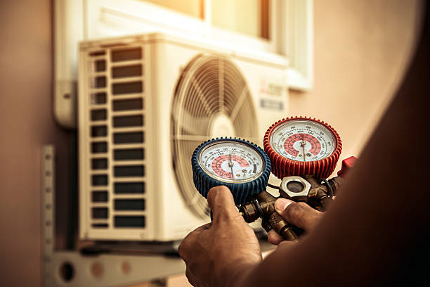 Professional Hvac technician working in Broken Arrow, OK